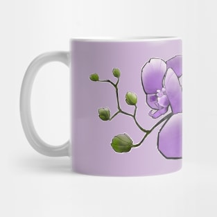 purple orchids Mug